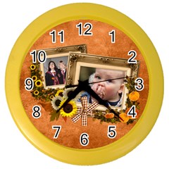 Autumn Delights - Color Wall Clock 