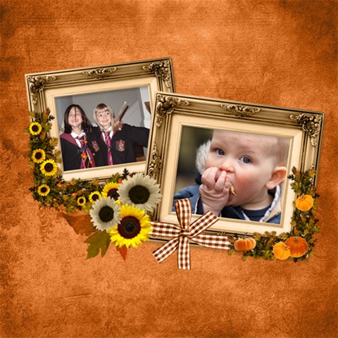 Autumn Delights 12 x12  Scrapbook Page - 1