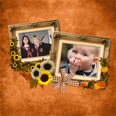 Autumn Delights - Scrapbook Page 12x12 