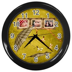 Autumn Delights - Wall Clock(Black)  - Wall Clock (Black)