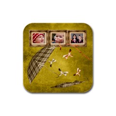 Autumn Delights - Rubber Square(4pack)  - Rubber Square Coaster (4 pack)