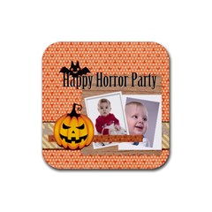 halloween - Rubber Coaster (Square) halloween - Rubber Coaster (Square)