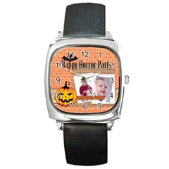 halloween - Square Metal Watch