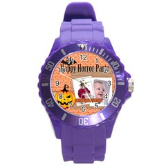 halloween - Round Plastic Sport Watch (L) halloween - Round Plastic Sport Watch (L)