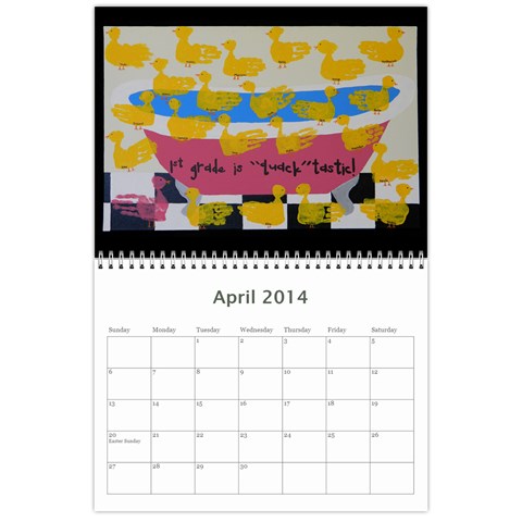 2013 Calendar By Rebecca Allen Apr 2014