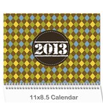 2013 calendar Darren - Wall Calendar 11  x 8.5  (12-Months)