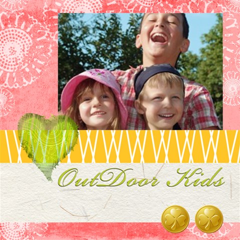 Kids By Joely 12 x12  Scrapbook Page - 1