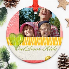 kids - Round Ornament (Two Sides)