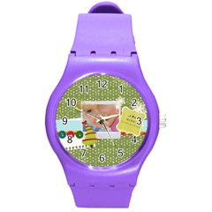 xmas - Round Plastic Sport Watch (M)