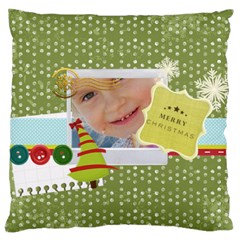 xmas - Large Cushion Case (One Side)