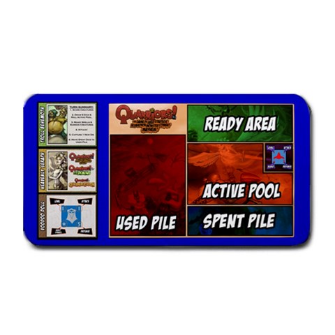 Quarriors Play Mats By Todd 16 x8.5  Bar Mat