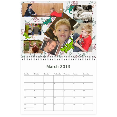 2013 Calendar By Jeri Mar 2013
