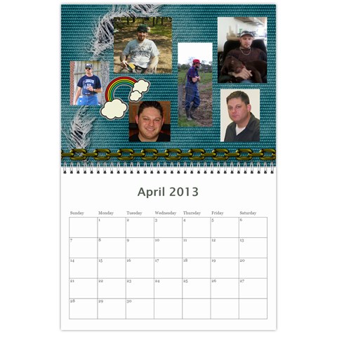 2013 Calendar By Jeri Apr 2013