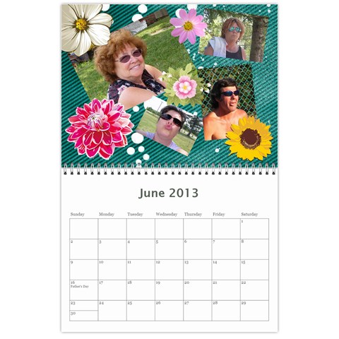 2013 Calendar By Jeri Jun 2013