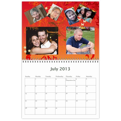 2013 Calendar By Jeri Jul 2013