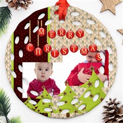 christmas - Ornament (Round Filigree) christmas - Ornament (Round Filigree)