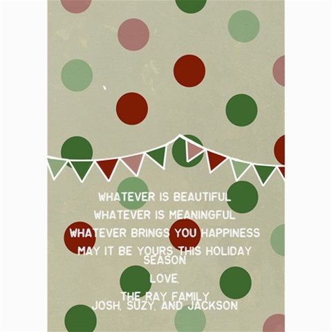 Christmas Card 2012 By Suzy Ray 7 x5  Photo Card - 9