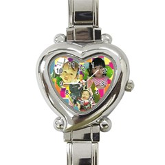 1 - Heart Italian Charm Watch