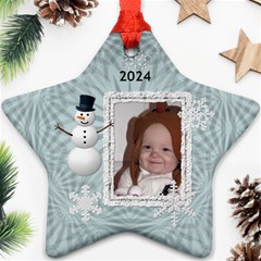 2012 Winter Star Ornament (2 Sides) - Star Ornament (Two Sides)