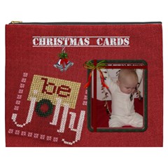 Christmas Card Bag (XXXL Cosmetic Bag) - Cosmetic Bag (XXXL)