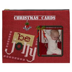 Christmas Card Bag (XXXL Cosmetic Bag) - Cosmetic Bag (XXXL)