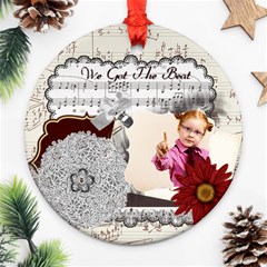 xmas - Round Ornament (Two Sides)