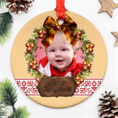 xmas - Round Ornament (Two Sides) xmas - Round Ornament (Two Sides)