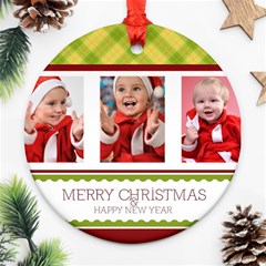 xmas - Round Ornament (Two Sides) xmas - Round Ornament (Two Sides)
