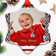 christmas - Snowflake Ornament (Two Sides) christmas - Snowflake Ornament (Two Sides)