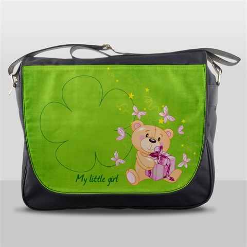 My Little Girl Messenger Bag By Elena Petrova Front