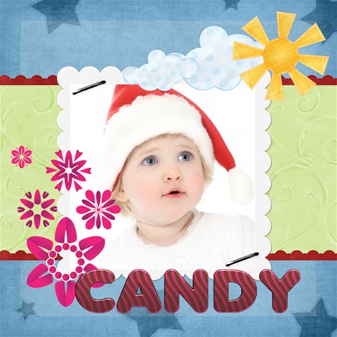 Candy By Jo Jo 12 x12  Scrapbook Page - 1