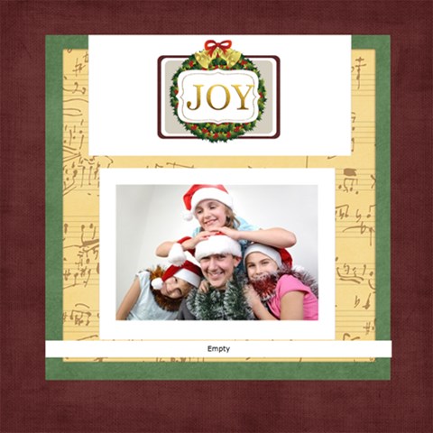 Christmas By Jo Jo 12 x12  Scrapbook Page - 2