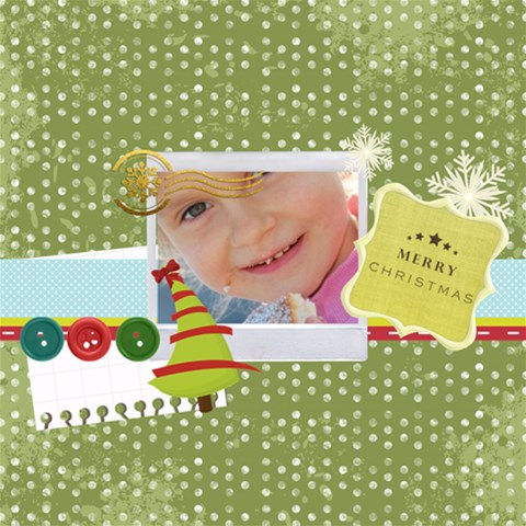 Christmas By Jo Jo 12 x12  Scrapbook Page - 17