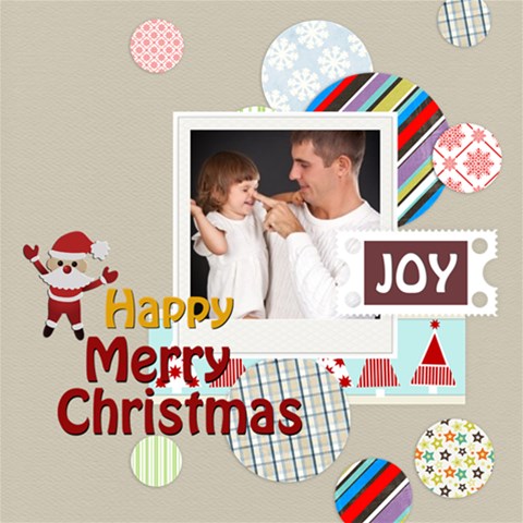 Christmas By Jo Jo 12 x12  Scrapbook Page - 4