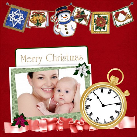 Christmas By Jo Jo 12 x12  Scrapbook Page - 7
