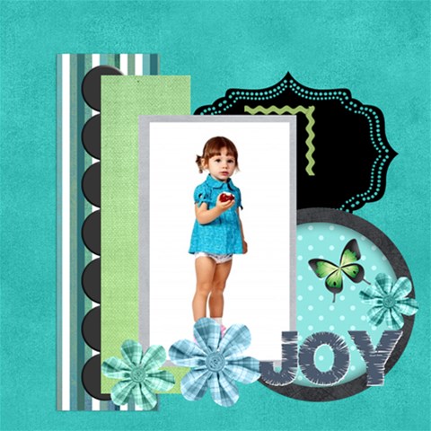 Christmas By Jo Jo 12 x12  Scrapbook Page - 10