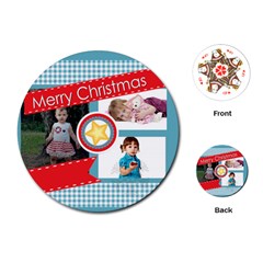 xmas - Playing Cards Single Design (Round)