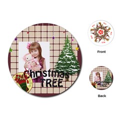 xmas - Playing Cards Single Design (Round)