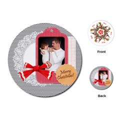 xmas - Playing Cards Single Design (Round)