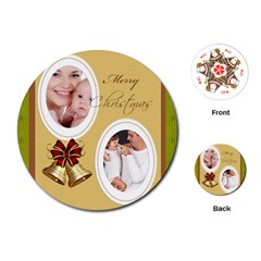 xmas - Playing Cards Single Design (Round)