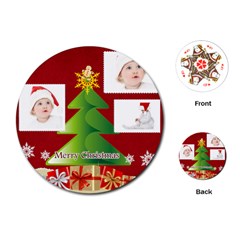 xmas - Playing Cards Single Design (Round)