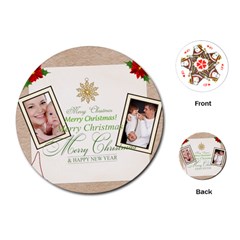 xmas - Playing Cards Single Design (Round) xmas - Playing Cards Single Design (Round)