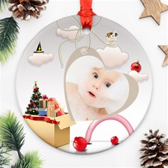 Christmas - Round Ornament (Two Sides)