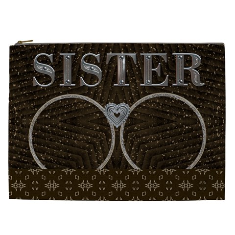 Sister Xxl Cosmetic Bag By Lil Front