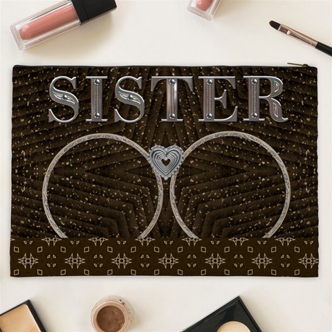 Sister Xxl Cosmetic Bag By Lil Back