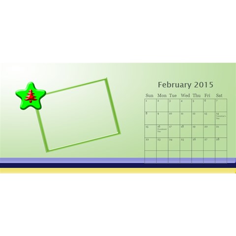 Family Desktop Calendar 11x5 2013 By Daniela Feb 2015