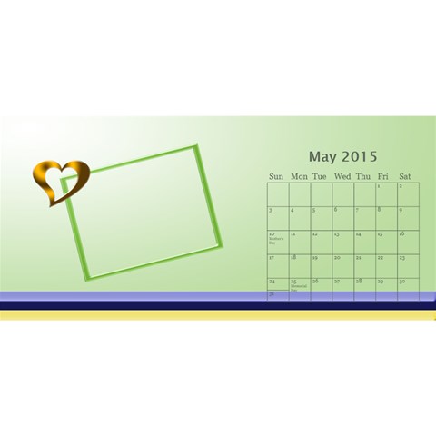 Family Desktop Calendar 11x5 2013 By Daniela May 2015