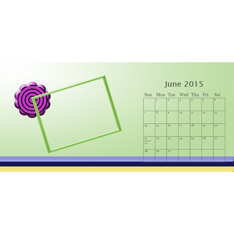 Family Desktop Calendar 11x5 2013 By Daniela Jun 2015