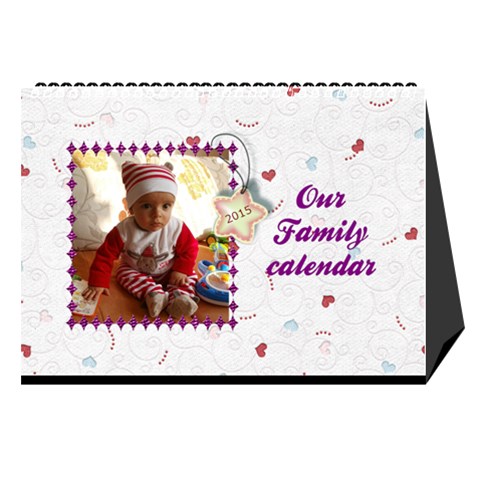 Our Family Desktop Calendar White 2013 By Daniela Cover