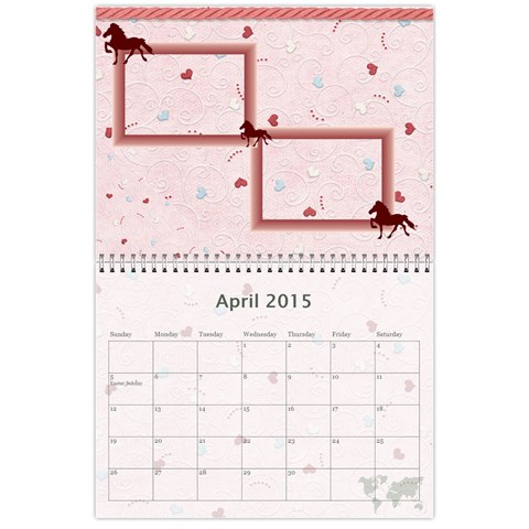 Family Calendar 2013 Apr 2015